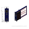 Gaskets Plate Heat Exchanger for Industrial Condenser